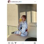 森保まどか、サウナ上がりの浴衣姿にうっとり