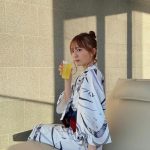 森保まどか、サウナ上がりの浴衣姿にうっとり