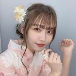 ニジマス 中村果蓮、ピンクの淡い浴衣姿に反響「夏が始められます」