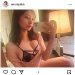 似鳥沙也加、透け感セクシーなランジェリーでファンへエール！