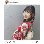 SKE48 菅原茉椰、浴衣姿の“見返り美人ショット”に歓喜の声