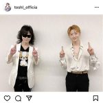 Toshl、佐野玲於・ToshIOとの兄弟2ショット公開