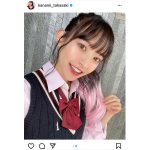 高崎かなみの制服ギャル姿が「世界一かわいい」と話題に！