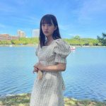HKT48 田島芽瑠、爽やかなワンピースコーデで暑さを吹き飛ばす！