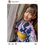 徳江かな、今年初の浴衣姿に歓喜の声