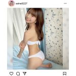 竹内星菜、背中見せの白ビキニ姿に釘付け！「とにかく綺麗で素敵です」