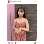 豊田ルナの夏ドレスコーデに反響ぞくぞく！