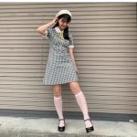 豊田ルナ、チェック柄のワンピースコーデに「可愛い！」の声殺到