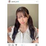 NMB48 上西怜、メガネ姿のレアショットも公開！「何しても可愛い」