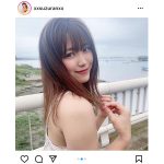 SKE48 山内鈴蘭、健康美あふれるビキニショット公開「等身大の自分を表現」