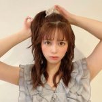 吉崎綾、大人カワイイちょんまげヘアにキュン！