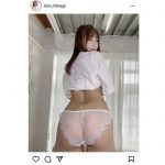 柊木里音、スケスケランジェリーで桃尻見せつけ！