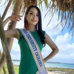 【写真特集 】ミスユニバーシティ2021沖縄代表・蒲山花礼さんが美脚際立つワンピース姿で瀬長島に登場！