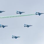 ブルーインパルス、「東京パラリンピック」開会式当日に都内上空を展示飛行