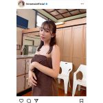 日野麻衣、バスタオル巻いて銭湯で汗かくセクシーショット公開