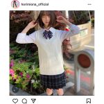 堀未央奈の制服ショットにファンから歓喜の声ぞくぞく!