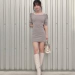 池尻愛梨、タイトワンピで魅せる絶対領域に釘付け