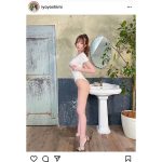 衣世、レオタードで魅せる圧倒的美脚「スタイル神ってる!」