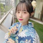 #ババババンビ 近藤沙瑛子、ラムネ瓶を持った爽やか浴衣姿を披露