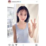 ラストアイドル 松本ももな、ナチュラルに魅せる3年ぶりのグラビアオフショット