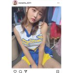 千葉奈々希（なな茶）がセクシーチアガールに扮して応援!