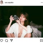 似鳥沙也加、ストロボに浮かび上がる美乳ライン「被写体にして撮りたい」