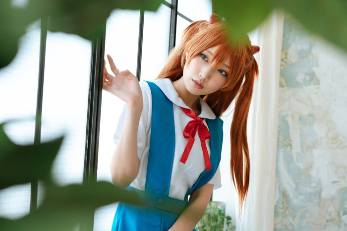 霜月めあ、『エヴァ』アスカのコスプレ完全再現! 「再現率すごい」