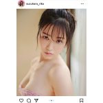 鈴原りこ、艶やか美肌に見惚れるグラビアポートレート