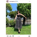 豊田ルナ、ノリノリな黒ワンピースコーデにキュン!