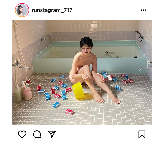 豊田ルナ、浴室で濡れ感素肌を見せつけ!「ドキドキしちゃいます」