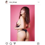 柊木里音、魅惑的な横乳バックショットで悩殺