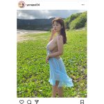 柳瀬さき、野外でスケスケ美ボディ全開!「ヤバい、めっちゃ綺麗」