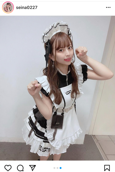 竹内星菜のあざとすぎるメイドコスプレに反響!
