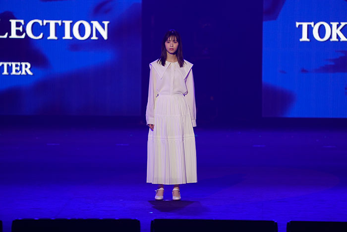 西野七瀬、TGCで三吉彩花、石井杏奈、内田理央らとホラードラマ『言霊荘』をPR！＜第33回 マイナビ 東京ガールズコレクション 2021 AUTUMN/WINTER＞