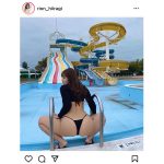 柊木里音、圧巻の桃尻で魅せる開脚バックショット公開