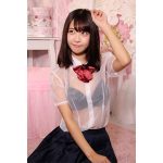 #2i2 天羽希純、スケスケな制服で透ける黒ビキニ