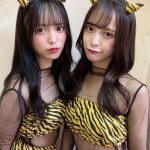elsy 新井椎夏、神谷樹里奈とセクシーな鬼コスプレを披露!