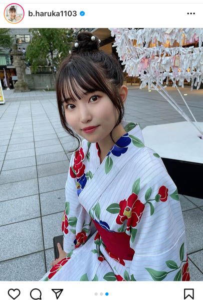 JamsCollection 坂東遥が浴衣姿を披露「凄く可愛い」と反響ぞくぞく