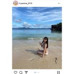 NMB48 本郷柚巴、笑顔あふれる水着オフショットに絶賛の声ぞくぞく