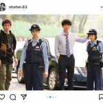 三浦翔平、ハコヅメ撮影ショットで永野芽郁の頭をポンポン？「かっこいーい」「顔面良すぎ」