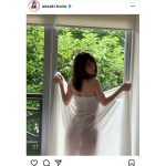 堀尾実咲、シルエットで見せる美ボディラインにうっとり