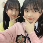 HKT48 水上凜巳花、渡部愛加里と制服2ショット披露「強すぎる」と話題に
