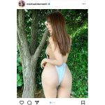 森咲智美、ハイレグで魅せる美尻バックショットが美しすぎる!