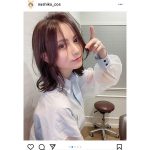 桃月なしこ、暗めのニューヘアカラーに御寺ゆき歓喜「イケメンすぎてやばいです先輩!」