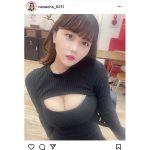 千葉奈々希（なな茶）、胸元開きのセクシーニットで眠気を奪う「一点集中してしまう」