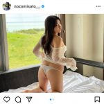 佐藤望美、シースルー衣装で大胆セクシー「健康的なセクシーさ」