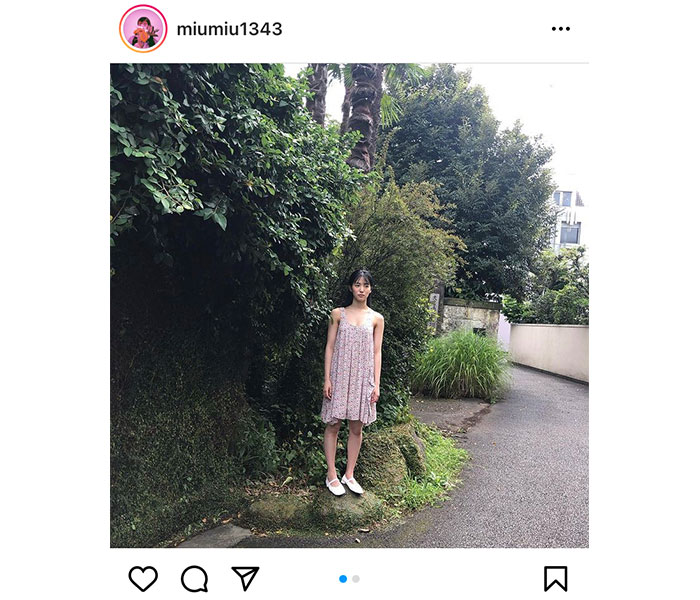 AKB48 下尾みう、ワンピース姿のナチュラルポートレートを披露