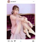 竹内星菜、シースルードレスで癒しの透け感ショットをお届け