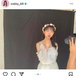 AKB48 山内瑞葵、まるで天使な小栗有以との2ショットに歓喜の声!