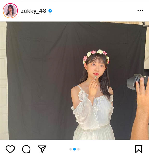 AKB48 山内瑞葵、まるで天使な小栗有以との2ショットに歓喜の声!